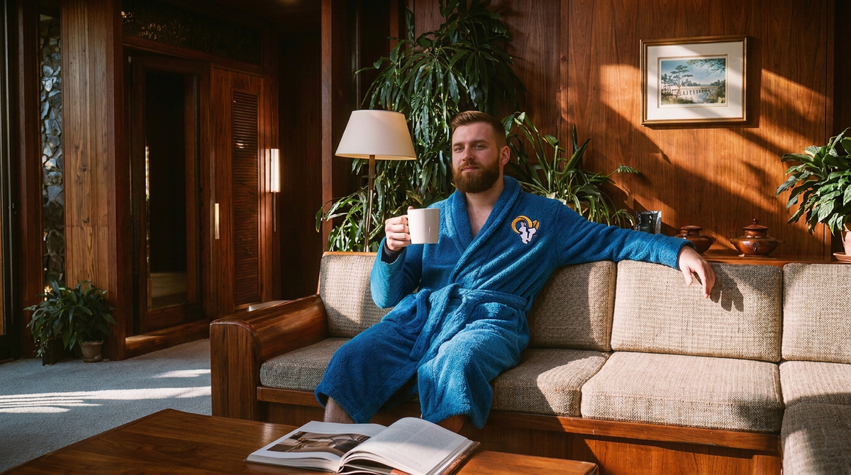 Lounge like you have a shoe deal.