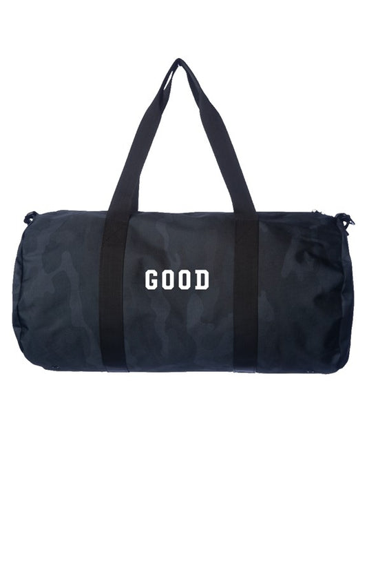 The Iconic GOOD Brand Duffle Bag Black Camo