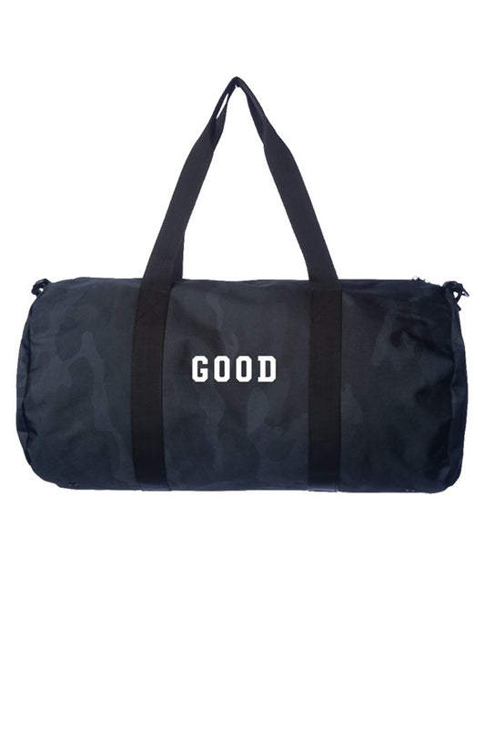 The Iconic GOOD Brand Duffle Bag Black Camo